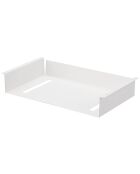 Witte torenplank voor onder de tafel - 44x24,5x7 cm
