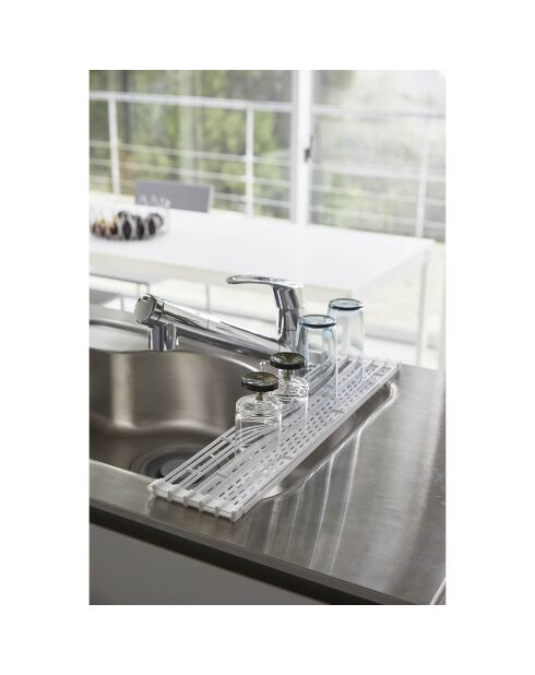 Opvouwbaar afdruiprek Tower wit - 42x26x0,8 cm