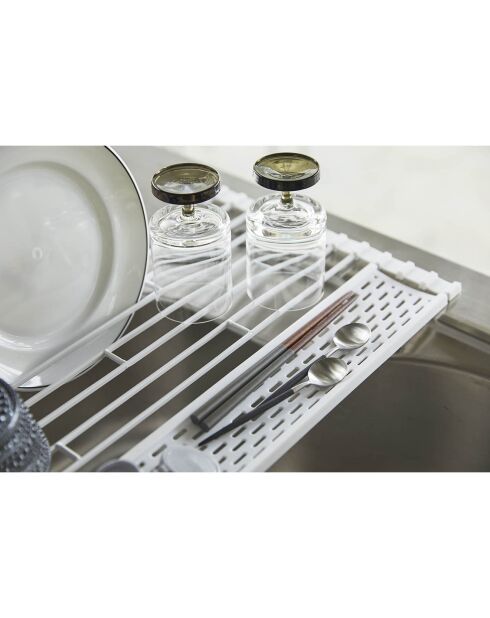 Opvouwbaar afdruiprek Tower wit - 42x26x0,8 cm