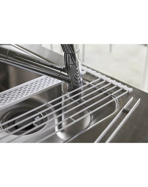 Opvouwbaar afdruiprek Tower wit - 42x26x0,8 cm