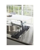 Egouttoir pliable Tower noir - 42x26x0.8 cm