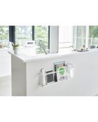 Soporte de pared blanco Tower - 60 x 8,5 x 18 cm