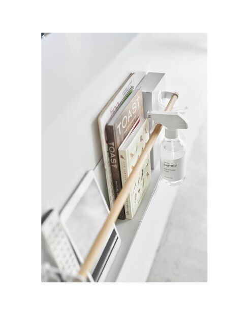 Support mural Tosca blanc - 62.5x9.5x18 cm