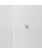 Support mural Tosca blanc - 62.5x9.5x18 cm