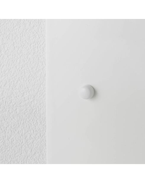 Support mural Tosca blanc - 62.5x9.5x18 cm