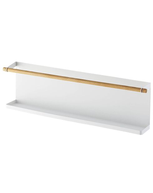Support mural Tosca blanc - 62.5x9.5x18 cm
