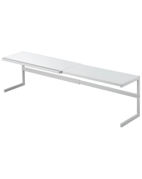 Étagère de cuisine extensible Tower blanche - 54x22.5x25 cm