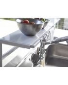 Étagère de cuisine extensible Tower blanche - 54x22.5x25 cm