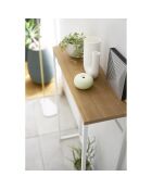 Table console Tower blanche - 60x18.5x80.5 cm