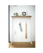 Table console Tower blanche - 60x18.5x80.5 cm