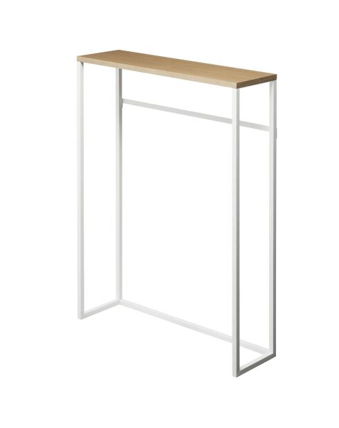 Table console Tower blanche - 60x18.5x80.5 cm