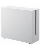 Boîte de câble avec roulettes Tower blanche - 15x40x34.5 cm
