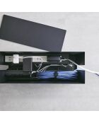 Boîte de câble avec roulettes Tower noire - 15x40x34.5 cm