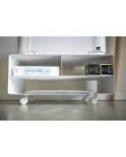 Meuble de rangement pour imprimante Tower blanc - 48x37x19 cm