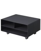Meuble de rangement pour imprimante Tower noir - 48x37x19 cm
