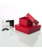 Süßwasserperlenohrringe aus Silber und rosa Birne