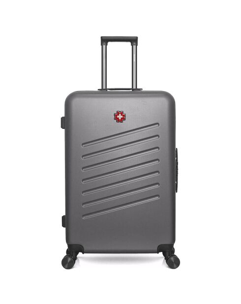 Kabinenkoffer XXS 4 Doppelräder Zurich 42 cm dunkelgrau