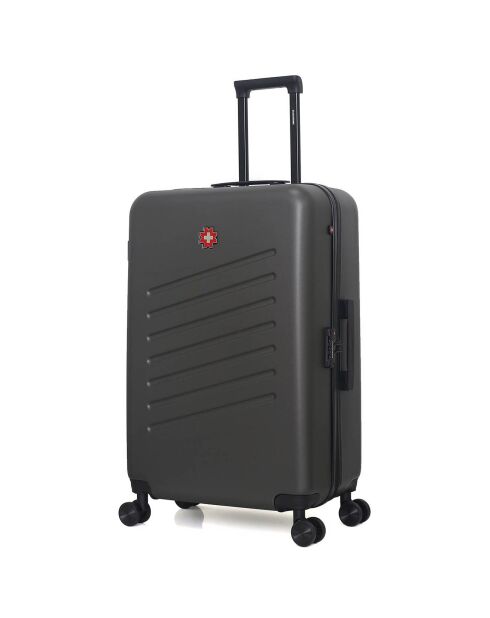 Kabinenkoffer XXS 4 Doppelräder Zurich 42 cm dunkelgrau