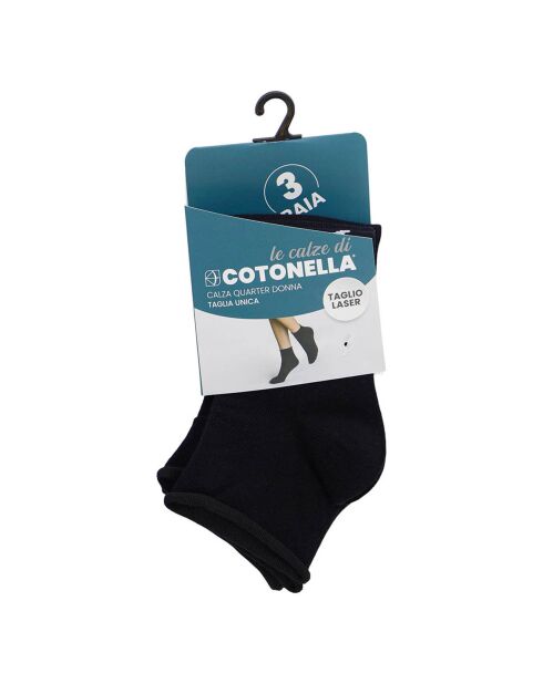 3 Paires de Chaussettes Callie noires