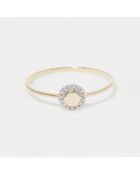 Bague Matha Diamants 0.05 ct or jaune