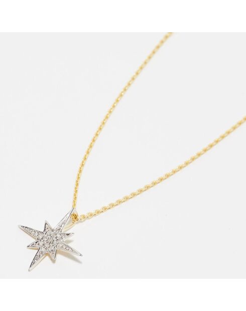 Pendentif Arizona Diamants 0.04 ct or jaune