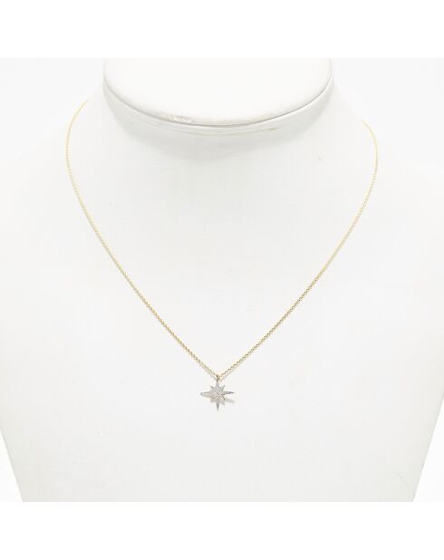 Pendentif Arizona Diamants 0.04 ct or jaune