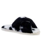 Mules Vivian noir/blanc