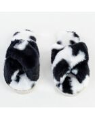 Mules Vivian noir/blanc