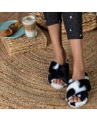 Mules Vivian noir/blanc