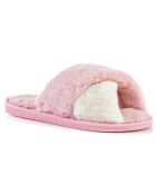 Mules Madeline rose/blanc