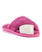 Mules Peyton fuchsia/blanc