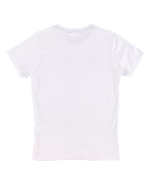 T-Shirt en Coton Logo Kapo blanc