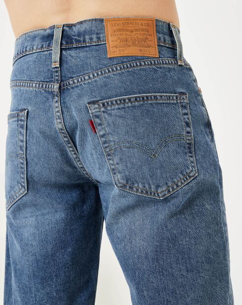 Bermuda en jean 511 Slim Hemmed Harbour bleu