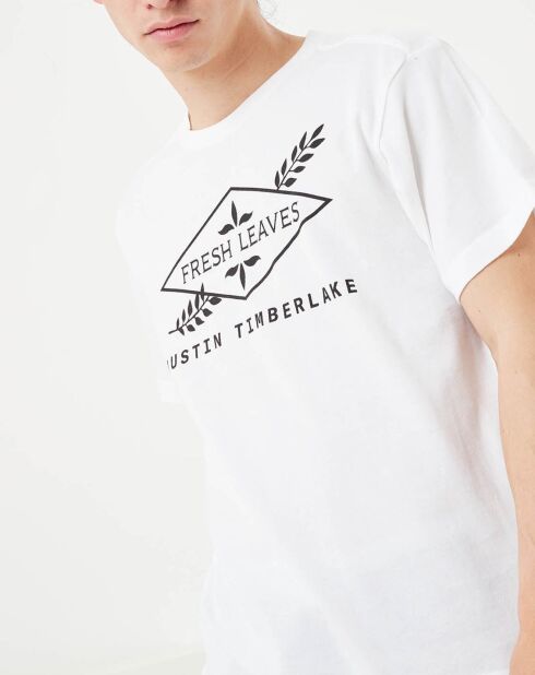 T-Shirt en Coton Justin Timberlake blanc
