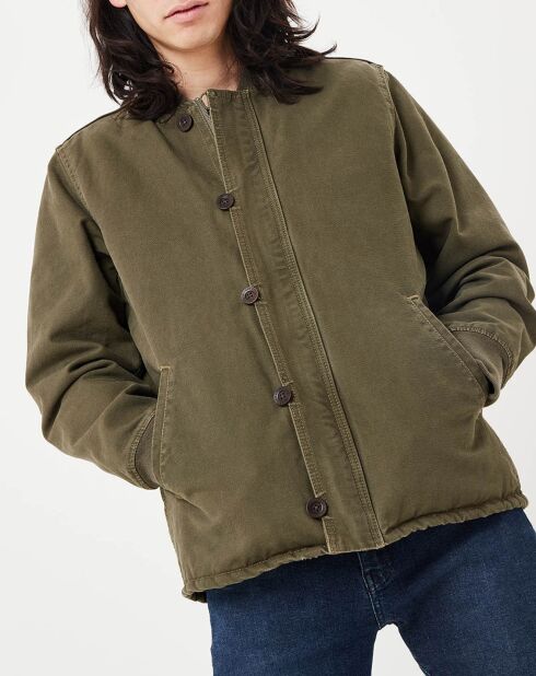 Veste Bombers Deck vert kaki