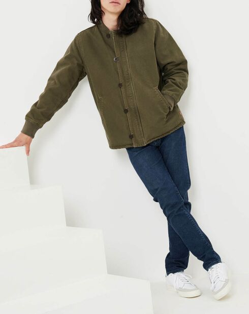 Veste Bombers Deck vert kaki