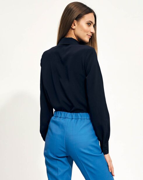 Chemisier Calioppe bleu marine