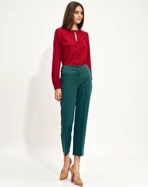 Chemisier Charis bordeaux