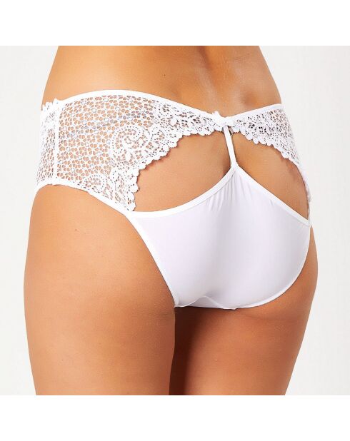 Fijne witte shorty