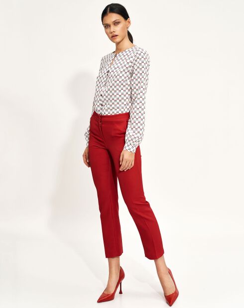 Pantalon Melia rouge
