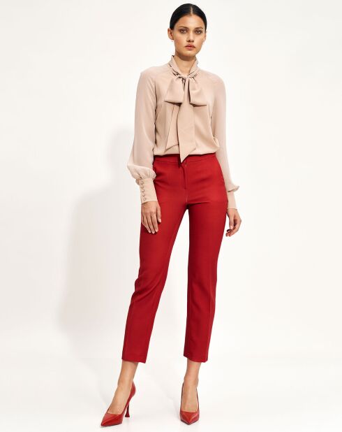 Pantalon Melia rouge