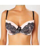 Soutien-gorge paddé Flavia noir/blanc