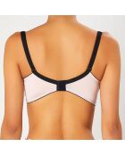 Soutien-gorge paddé Flavia noir/blanc