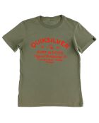 T-Shirt en Coton Quik Ecriture kaki