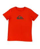 T-Shirt en Coton Logo Mer Montagne orange