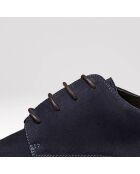 Derbies en Cuir Sman marine foncé