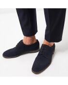 Derbies en Cuir Sman marine foncé