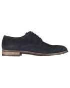 Derbies en Cuir Sman marine foncé