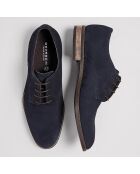 Derbies en Cuir Sman marine foncé