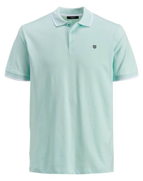 Jprblastretch himmelblaues Polohemd